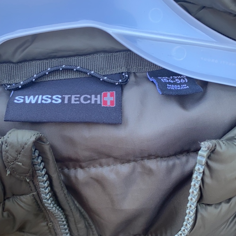 Mens swisstech puffer jacket